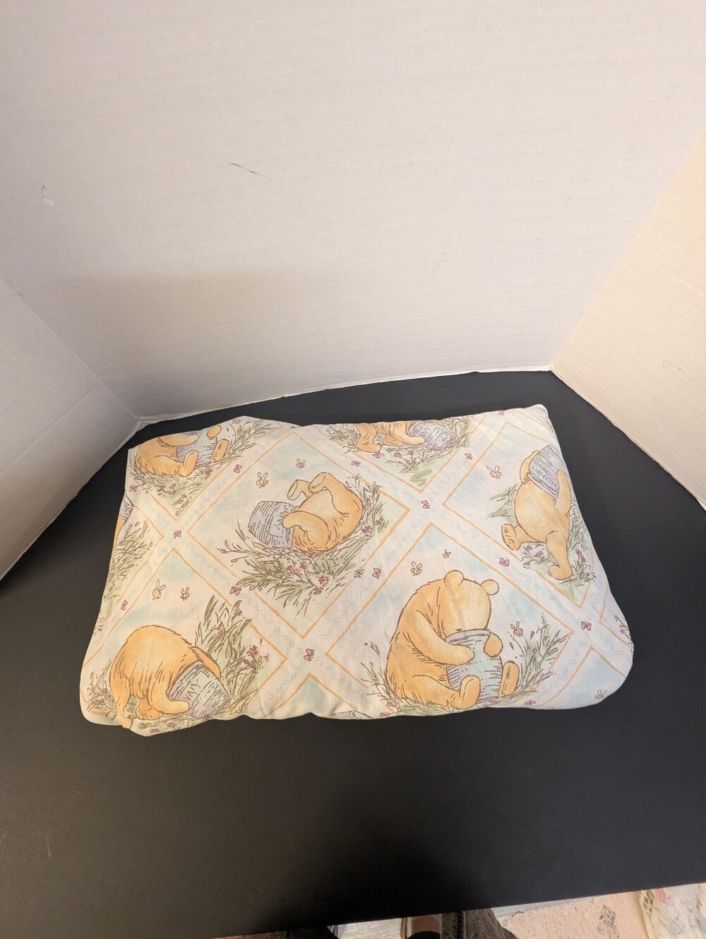 Vintage Disney Winnie the Pooh Classic Honey Pot Bed Full Fitted Sheet 38x71 in